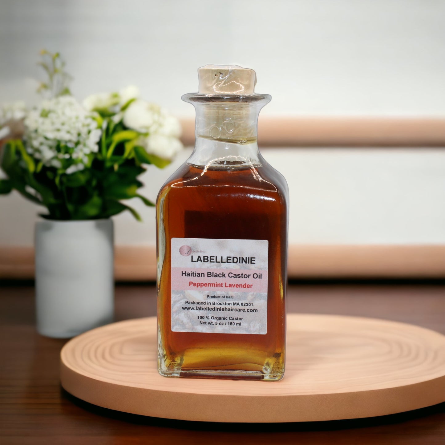 Haitian Black Castor- Peppermint/Lavender