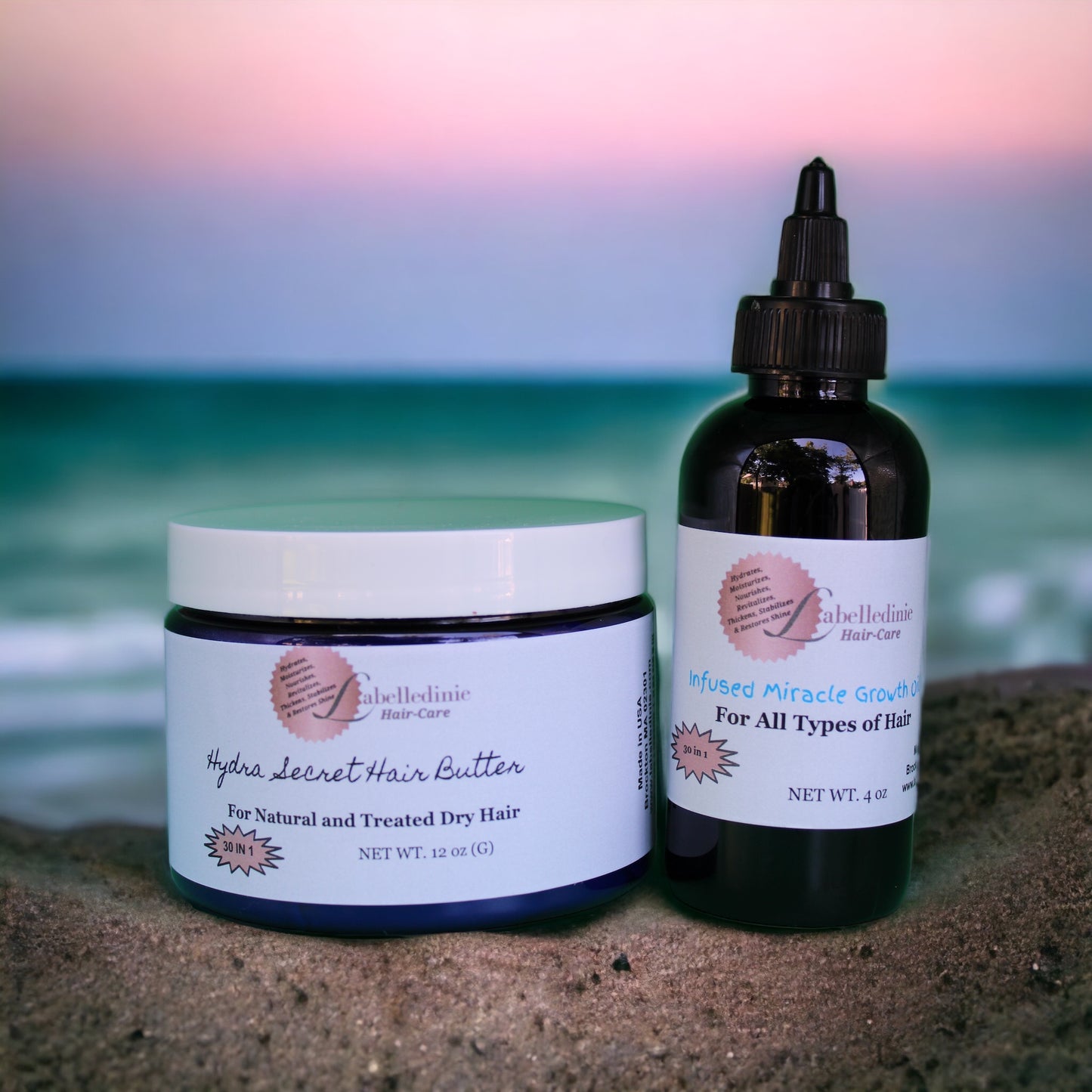 Hydra Secret Hair Butter & Miracle Growth Oil - Duo