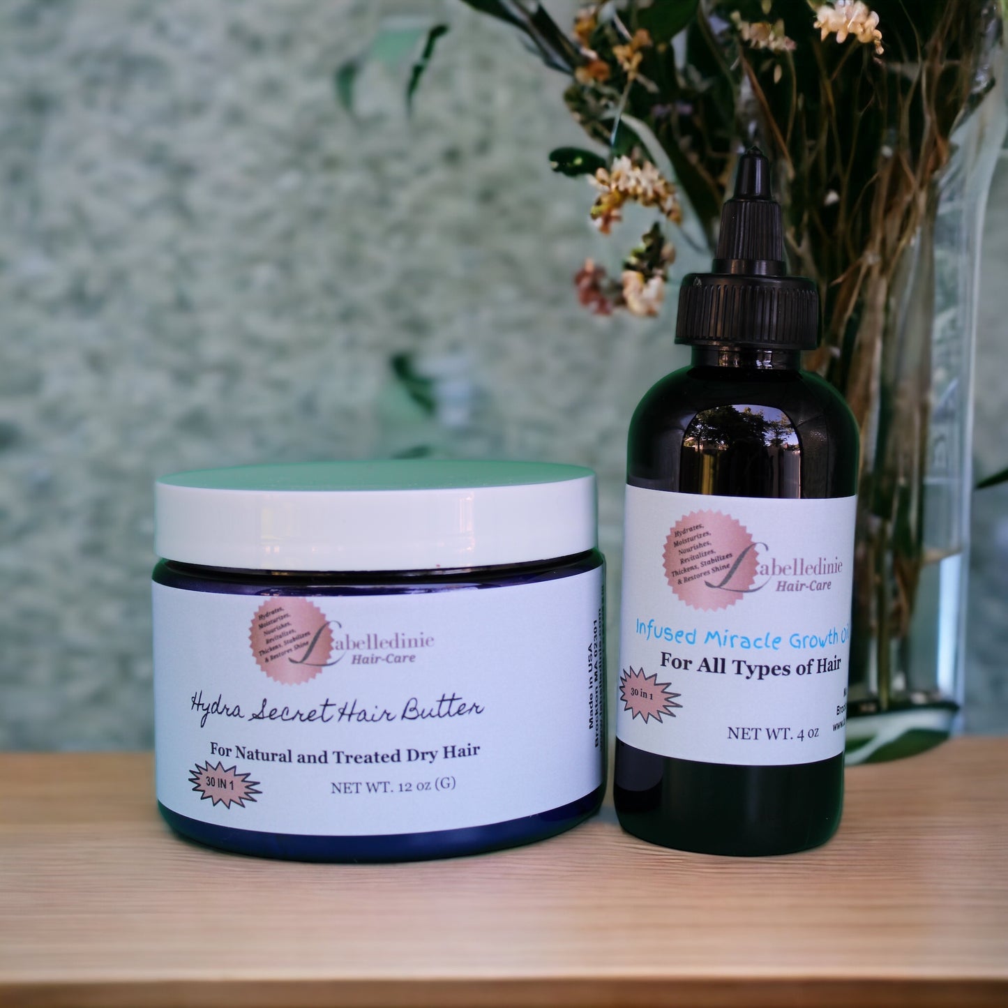 Hydra Secret Hair Butter & Miracle Growth Oil - Duo